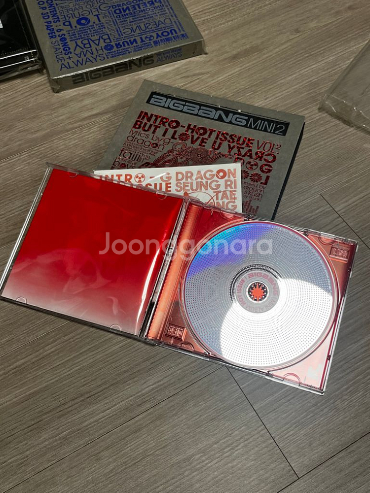 빅뱅 미니앨범 2집 HOT ISSUE 종이접기포함--5