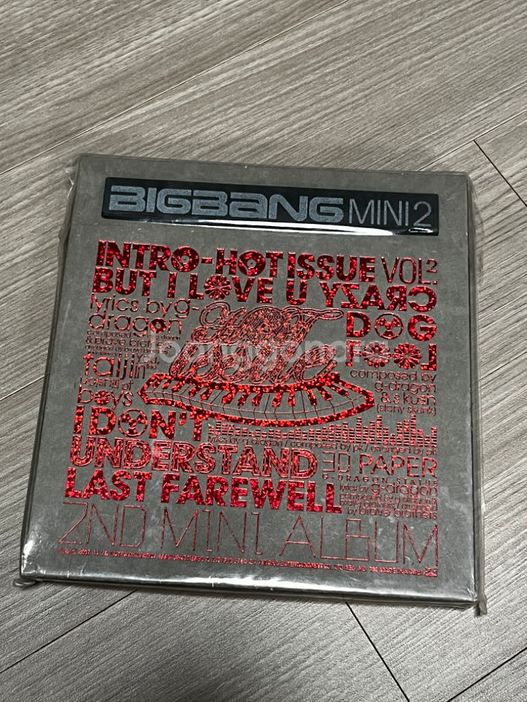 빅뱅 미니앨범 2집 HOT ISSUE 종이접기포함--2