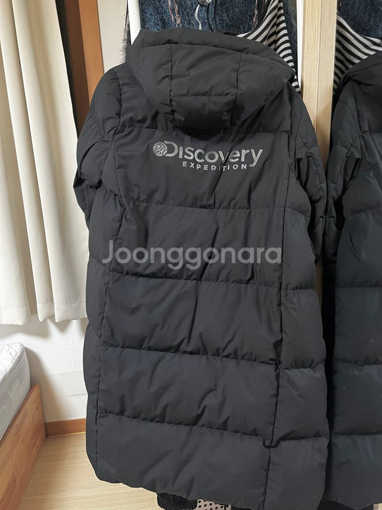 디스커버리 롱패딩 블랙 여성 100--1