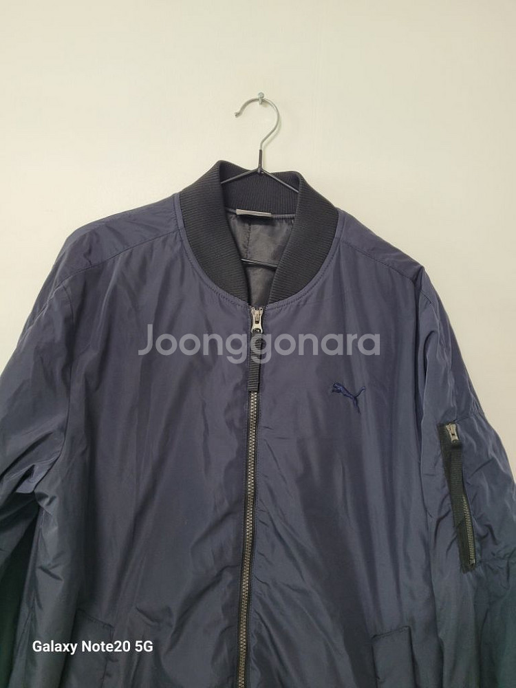 남성 푸마 간절기 봄버 패딩점퍼 (네이비.100)--1