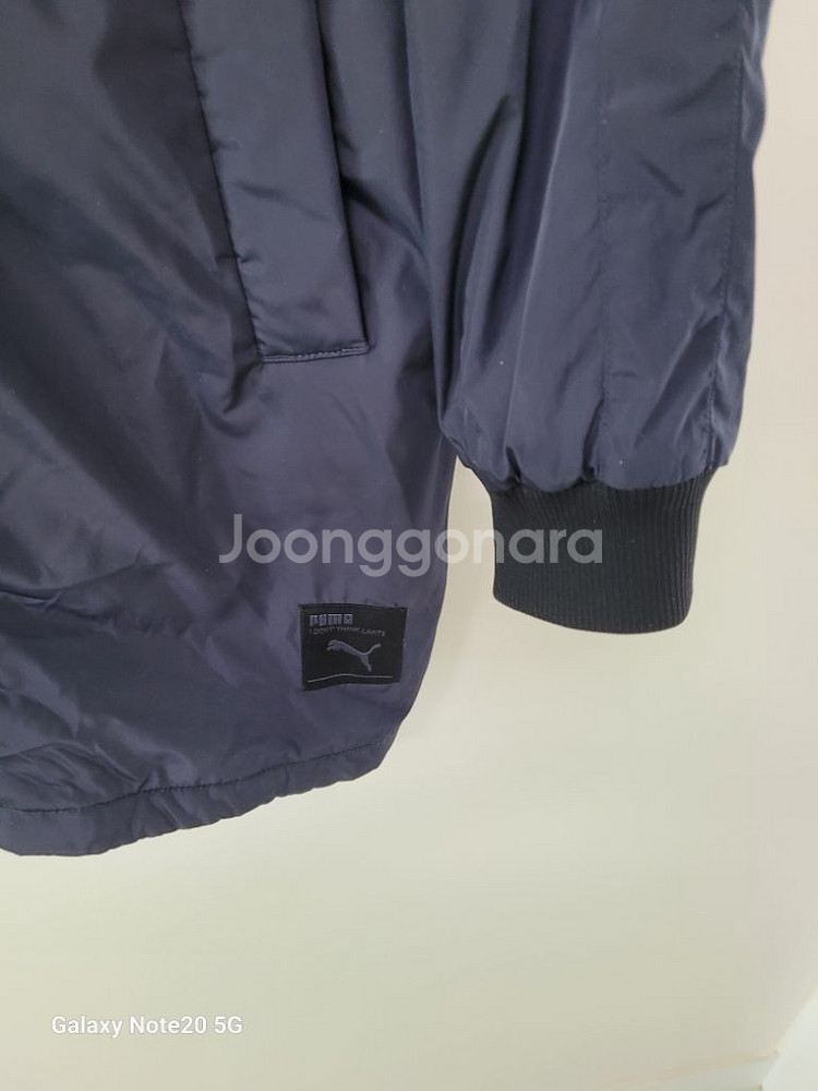 남성 푸마 간절기 봄버 패딩점퍼 (네이비.100)--3