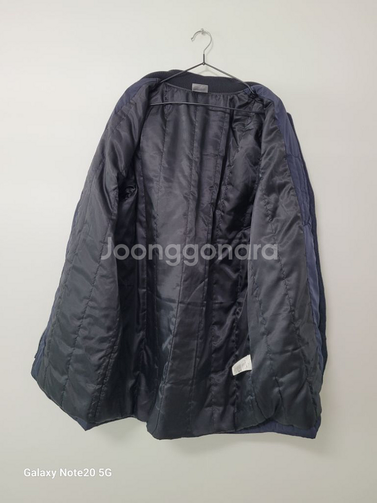 남성 푸마 간절기 봄버 패딩점퍼 (네이비.100)--5