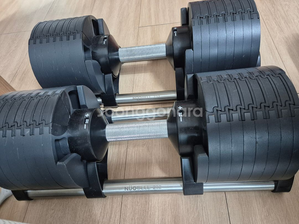 정품 누오 덤벨 32kg 한쌍 팝니다--0