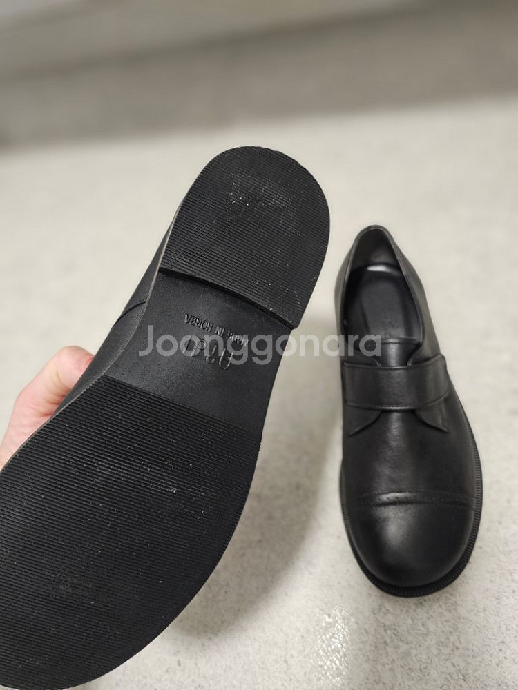 천연소가죽 교복구두 200--1