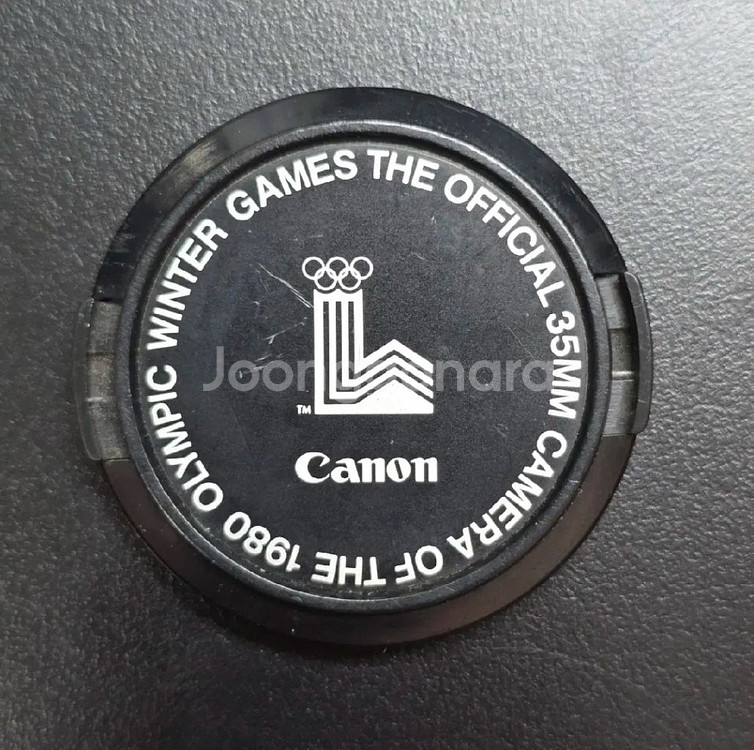 캐논 렌즈캡 52mm 1980년 동계올림픽 레트로--2