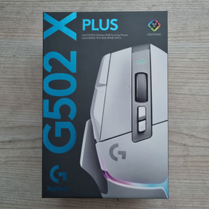 로지텍 정품 G502X Plus 화이트 미개봉