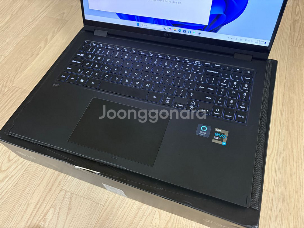 lg그램 360 블랙 i7 16인치 노트북 판매합니다!--4