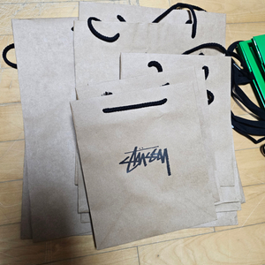 스투시 쇼핑백 상태좋음 stussy