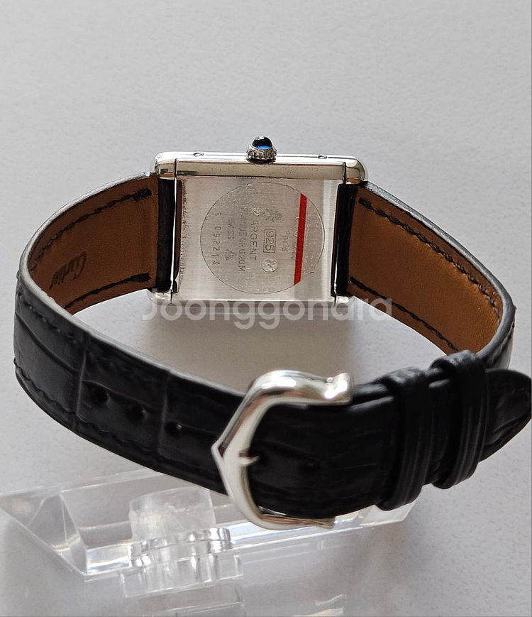 까르띠에 수동여성용가죽시계/Swis--2