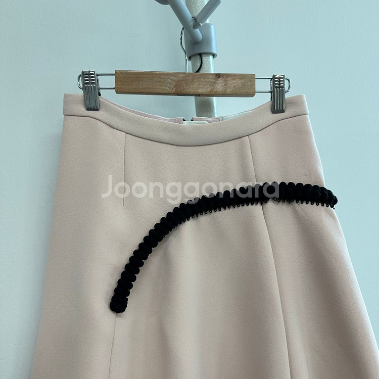 까르뱅 디자인 스커트--1