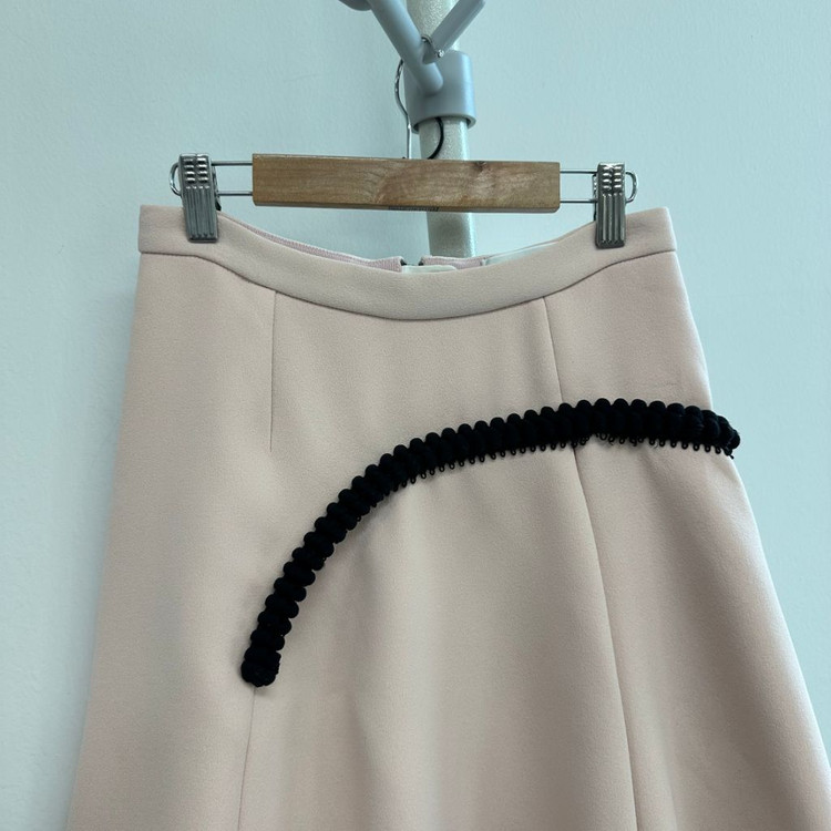 까르뱅 디자인 스커트--1