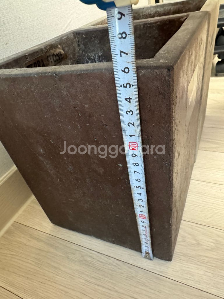 테라스톤 화분+받침대--1