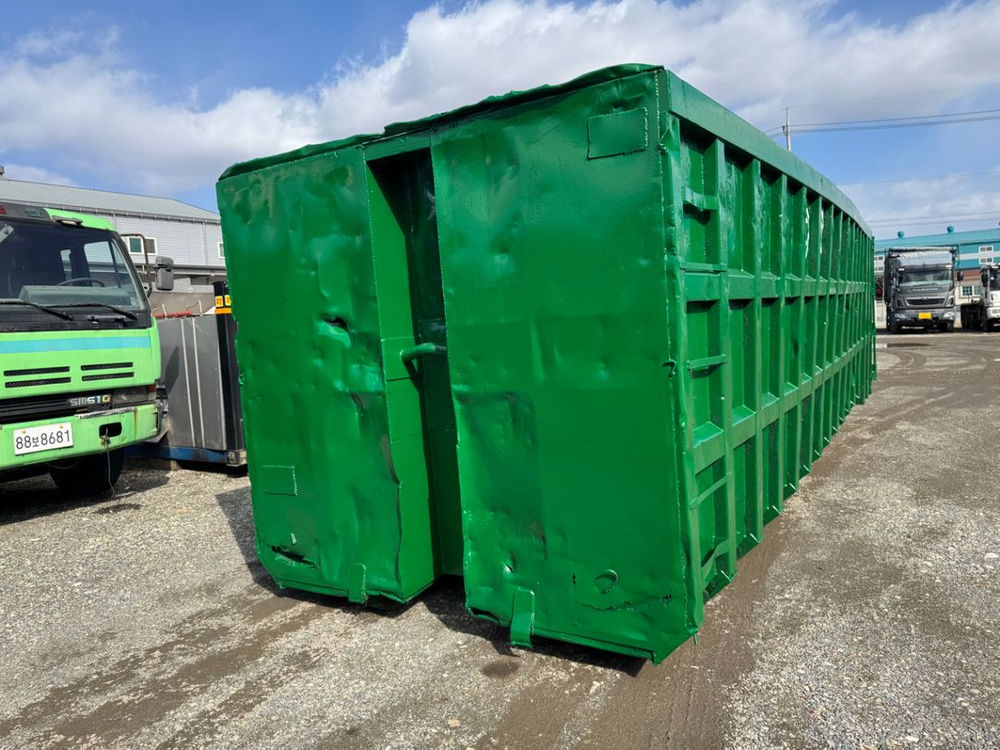 50루베암롤박스 고정용암롤박스 고철방통 쓰레기박스 판매 이미지