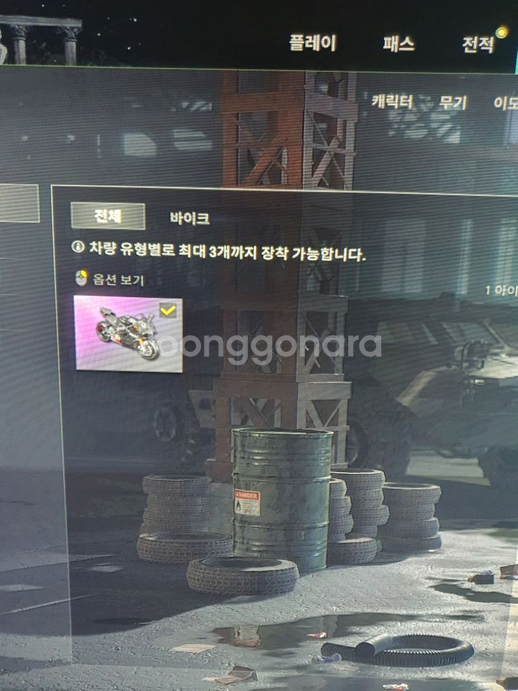 배그 두카티+성장형 스킨들--2