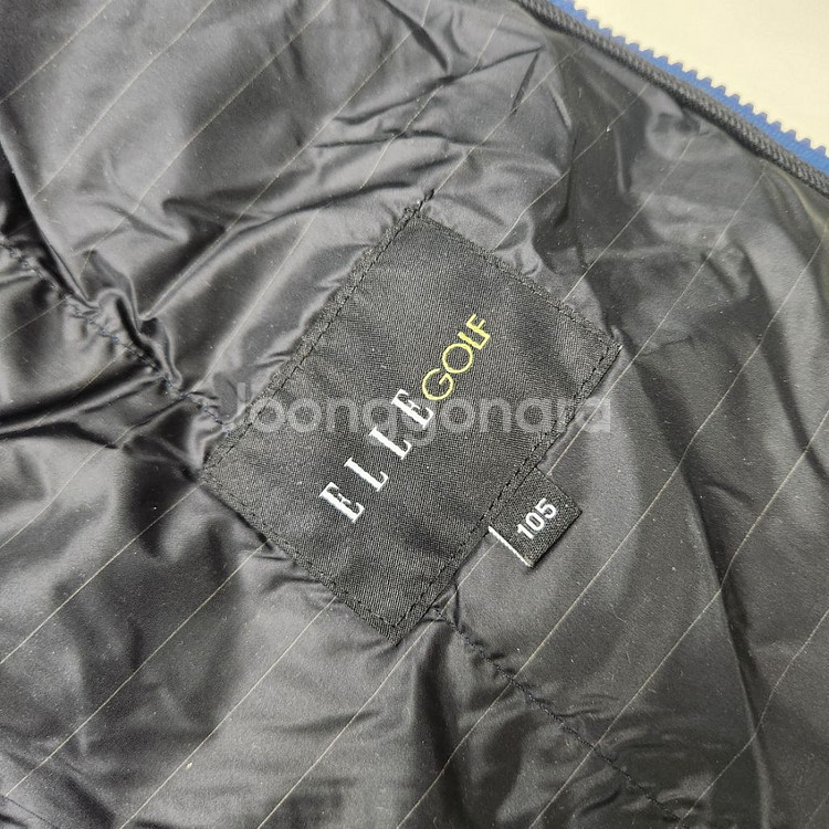 정품 엘르 골프 남성 구스다운 경량 패딩 점퍼 100--5