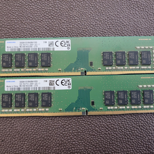 컴퓨터 삼성 DDR4 2666V 16GB(8GB두개)