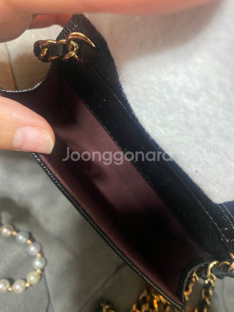 샤넬 캐비어 베니티 체인 미니백 AP2727--5