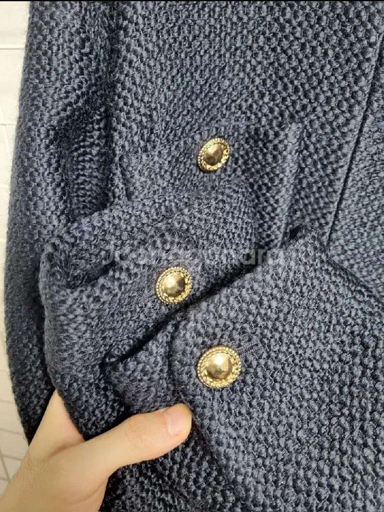 (택포) 쥬시쥬디 트위드자켓 85 (네이비)가격내림--3