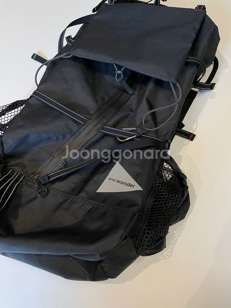 앤드원더 에코팩 등산 백팩 40L 블랙 새상품--1
