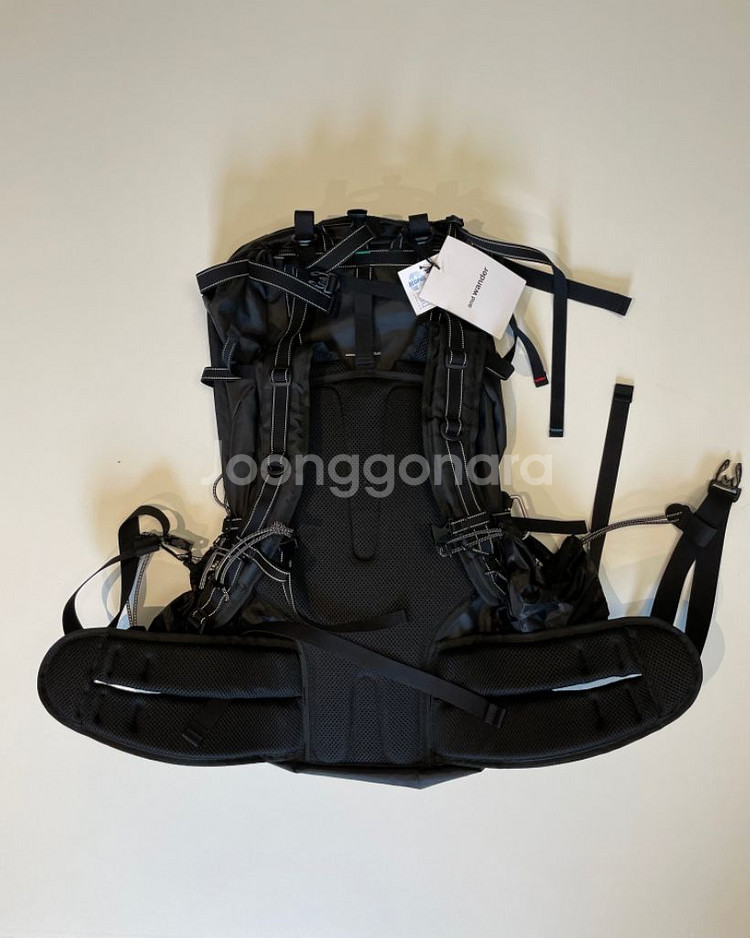 앤드원더 에코팩 등산 백팩 40L 블랙 새상품--3