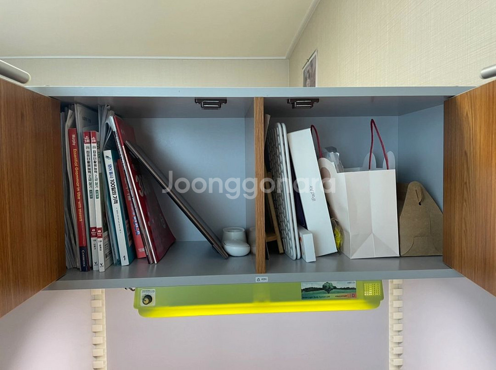 독서실 책상(커튼+led)--3