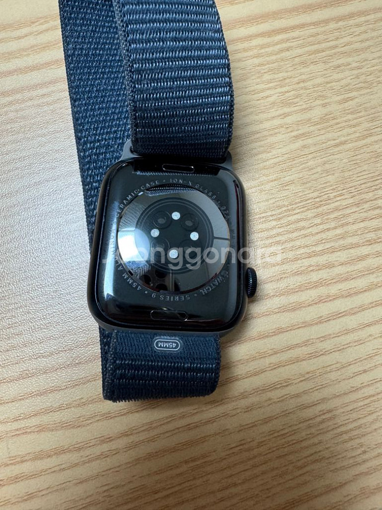애플워치9 45mm GPS 미드나이트 블루--7