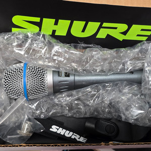 SHURE BETA 87A 마이크 신동품 판매