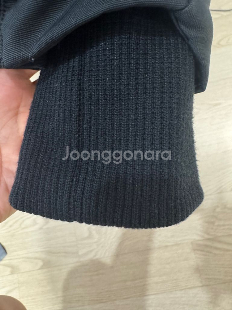 무스너클 쓰리쿼터 화이트/블랙 흑장 판매--9