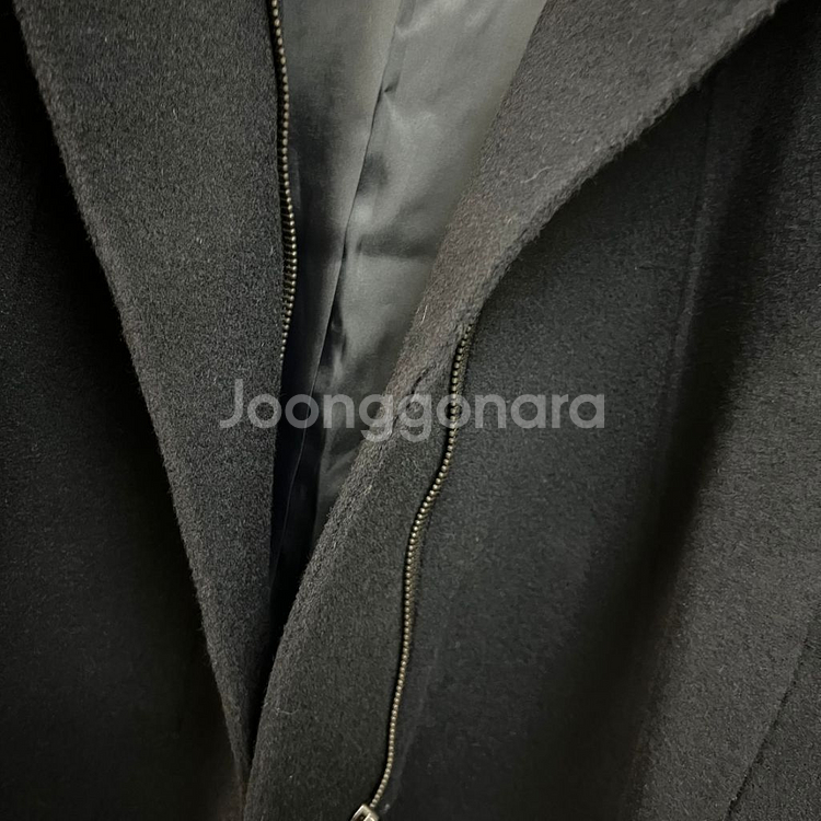 디그리스 제평 이데 idee 도브 에르 버클 울 코트 케이프 핸드메이드--7