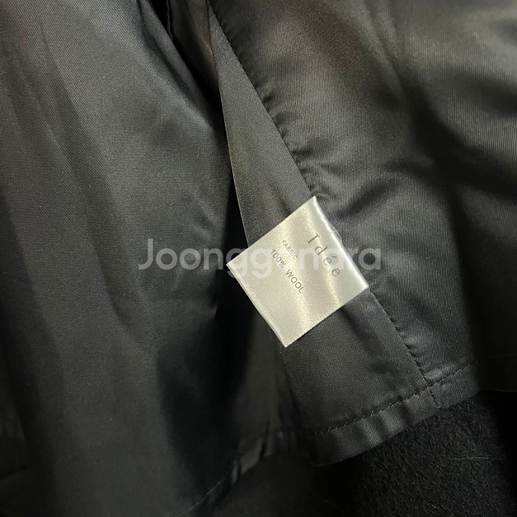 디그리스 제평 이데 idee 도브 에르 버클 울 코트 케이프 핸드메이드--9