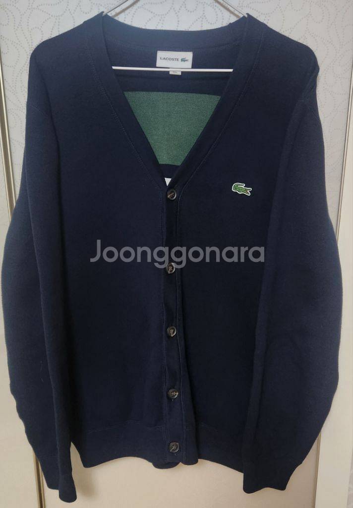 정품 라코스테 가디건 XL 판매--0