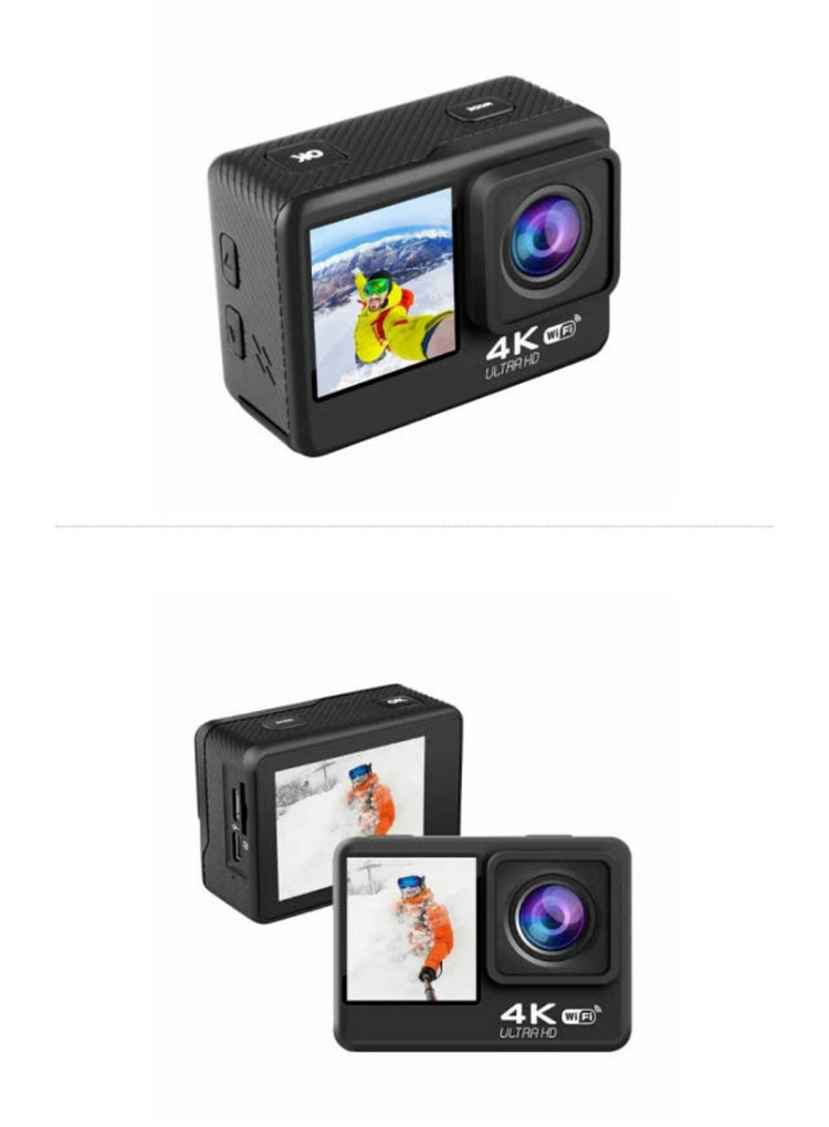 새제품)4K 울트라 HD 액션캠,방수카메라--4