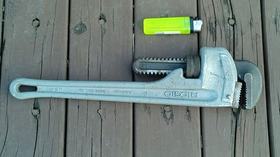 RIDGID 미제 14 인치 알루미늄 파이프렌치 이미지