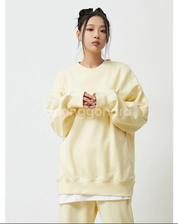 스파오 기모 맨투맨 티셔츠 남성 L XL사이즈 새상품--7