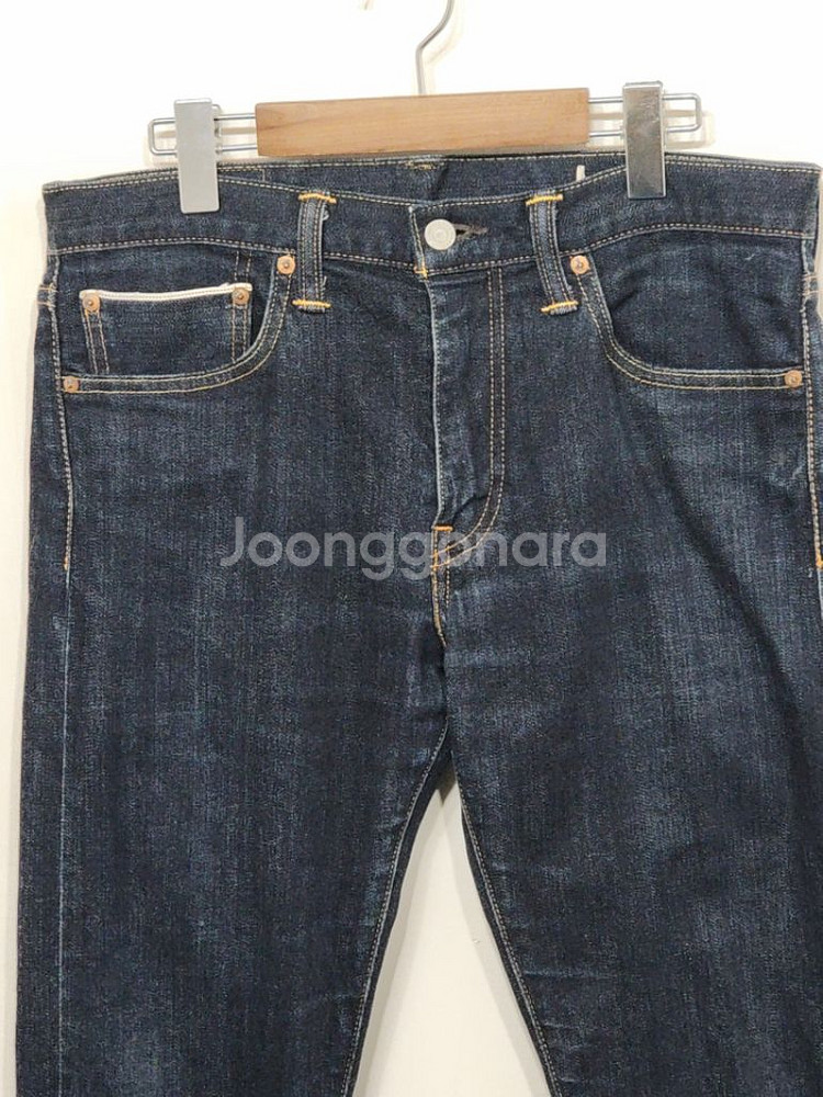 (32) 리바이스 청바지 진청 셀비지라인 스판 데님팬츠--1