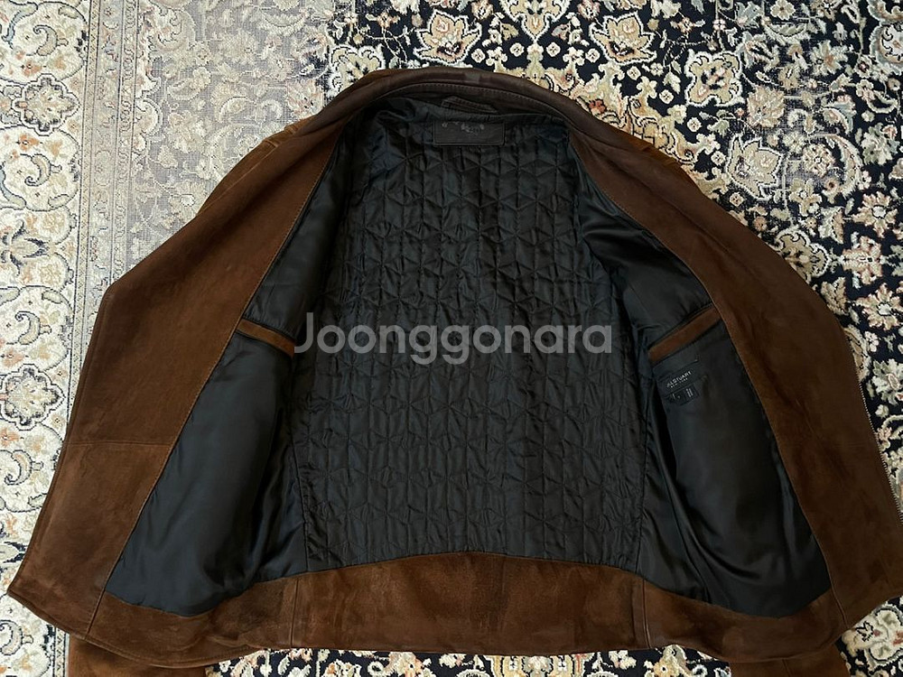 질스튜어트뉴욕 스웨이드 가죽 라이더 쟈켓 S--5