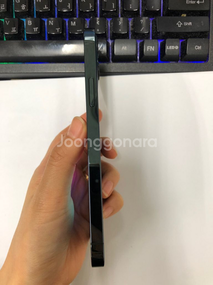 아이폰12프로 블루 A급 256GB 무잔상 풀박스--6