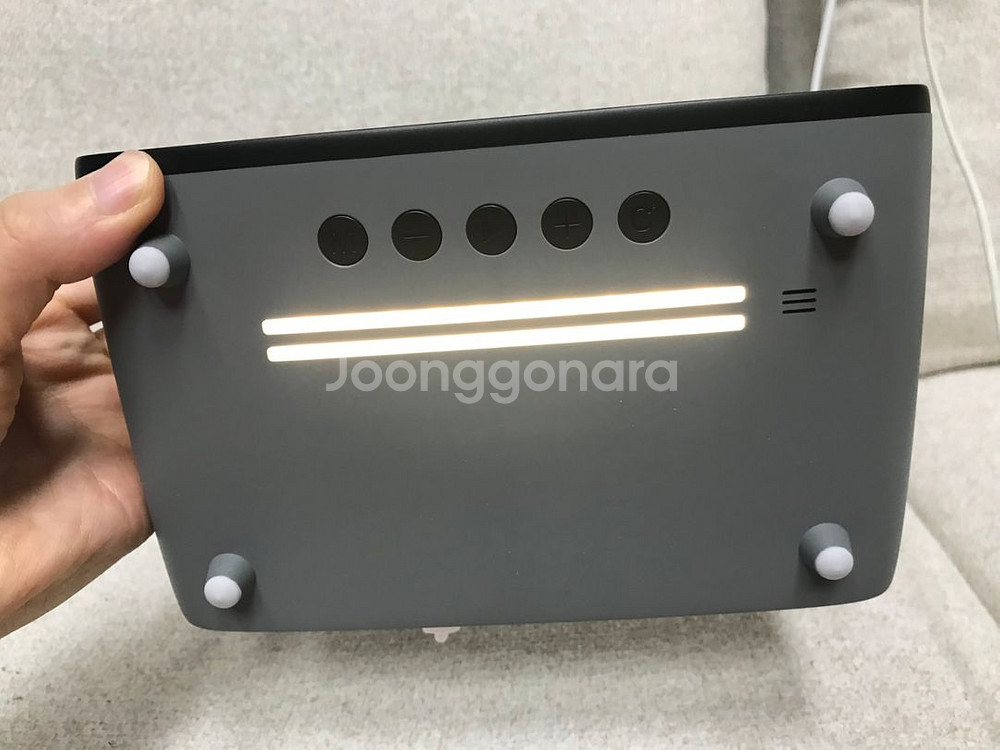 블루투스 스피커 무선 충전기 알람 시계 LED 조명--9