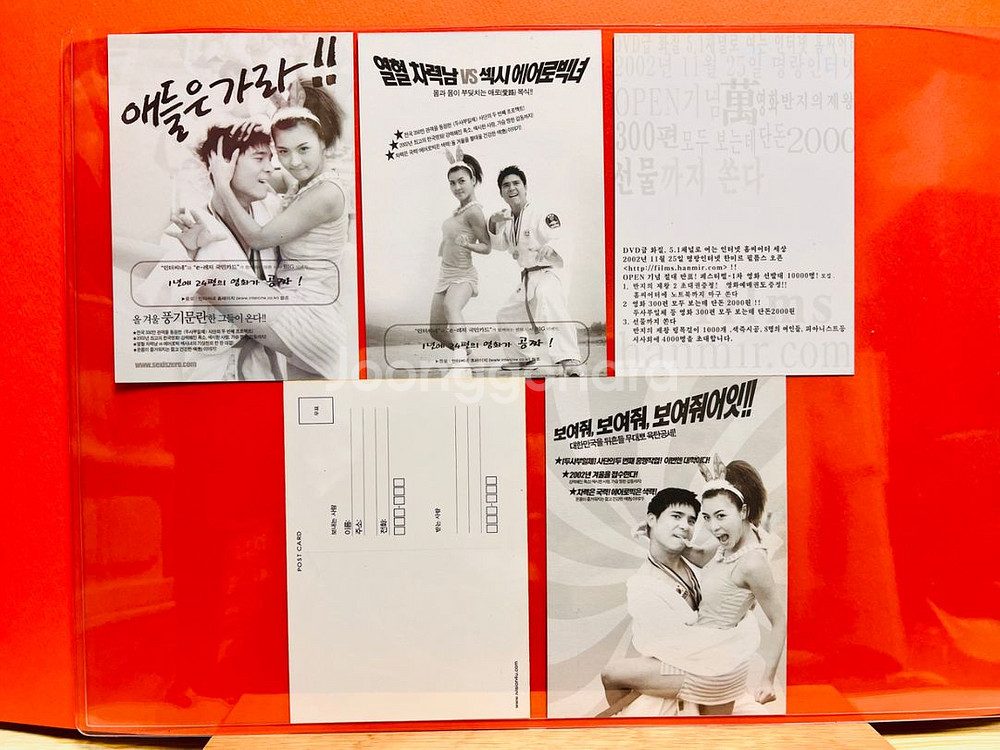 [영화팜플렛] 색즉시공 A4 엽서 전단지 (2002)--3