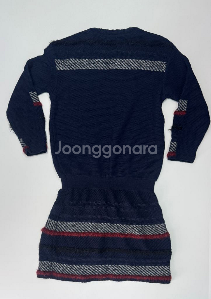 여성 한섬 SJSJ 빈티지 패턴 원피스--1