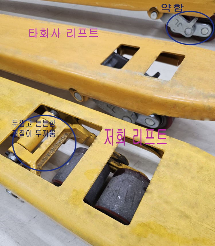 중고 리프트 수동지계차 3000KG용 이미지