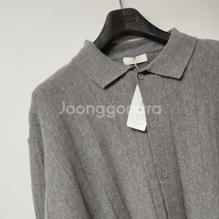 새제품 남자니트 105~110 남자가디건 카라가디건--3