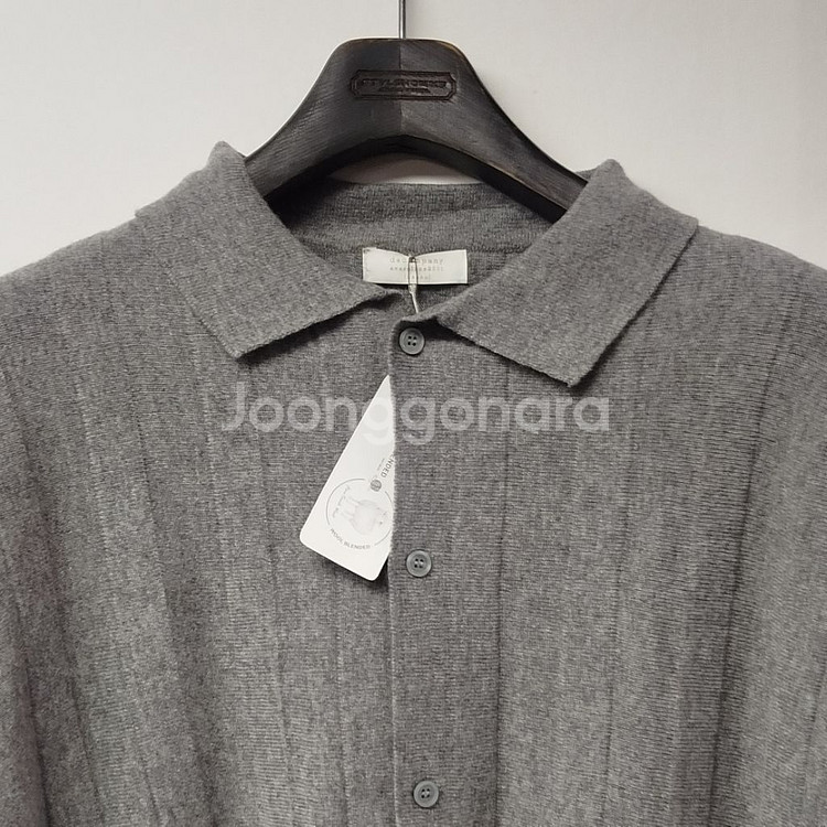 새제품 남자니트 105~110 남자가디건 카라가디건--2