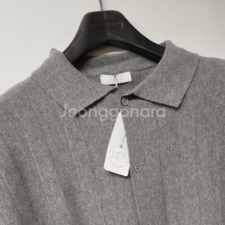 새제품 남자니트 105~110 남자가디건 카라가디건--5