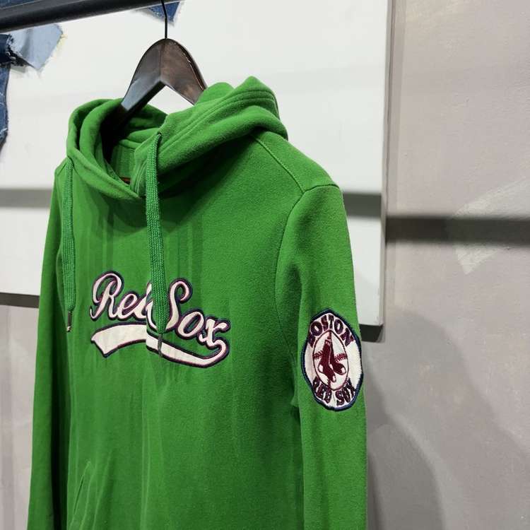 (90) MLB 캐주얼 야구 자수 후드티--2