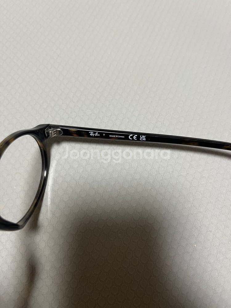 레이벤 5249안경 호피--2