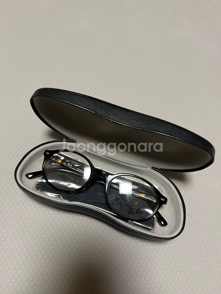 레이벤 5249안경 호피--1