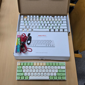 Anne pro2(체리갈축) 키보드 + 키캡셋