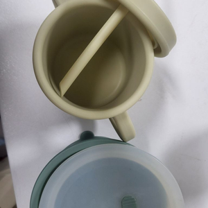 블루마마 실리콘컵 스푼.흡착식판