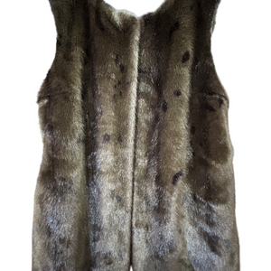 Faux Fur Vest Jacket